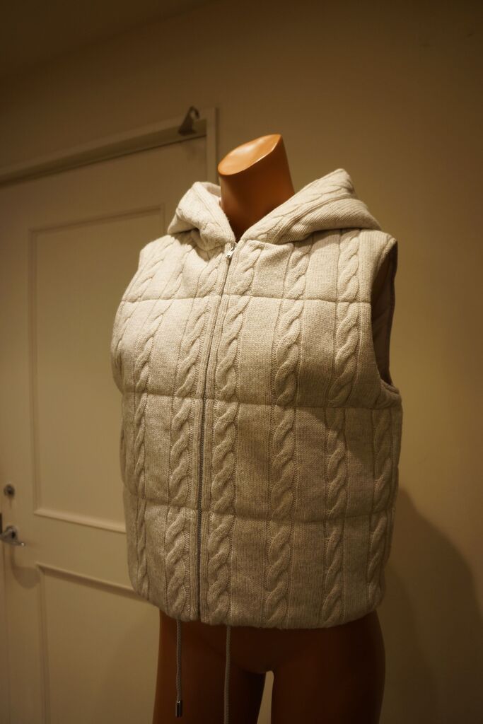 DUAL VIEW（デュアルヴュー）ケーブルニットダウンベスト : mode shop
