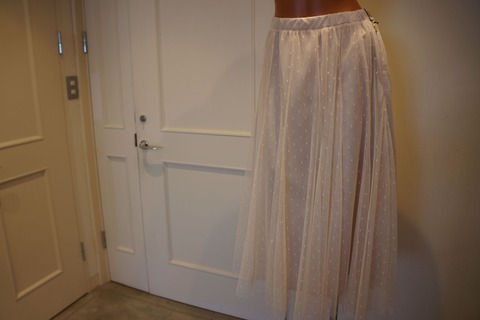 DUAL VIEW デュアルビューチュールスカート　ベージュカラーsize 40 bab91f4a-s.jpg