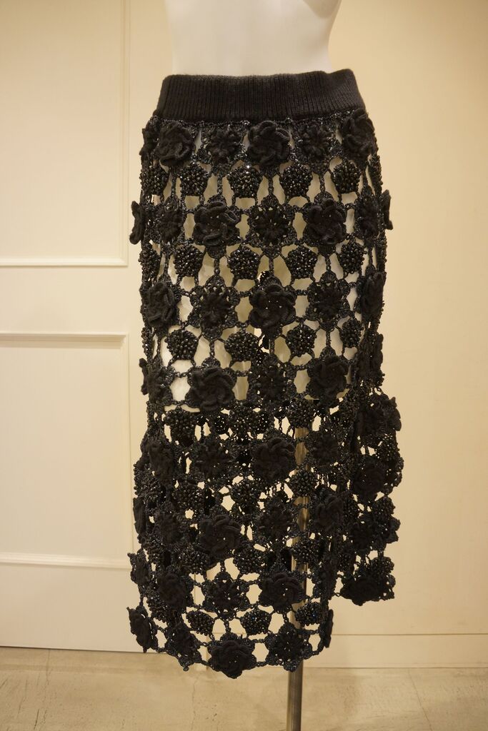 ★未使用★ ケイタマルヤマ マルチクロッシェスカート★送料無料 ☆未使用☆ ケイタマルヤマ マルチクロッシェスカート☆送料無料