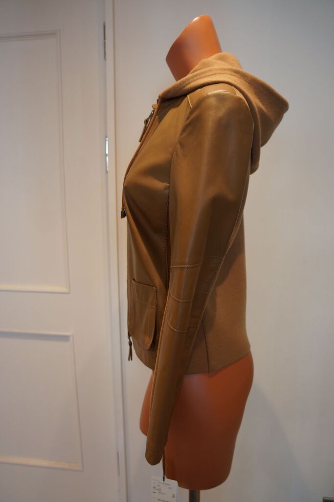 最終価格です(^_^)★デュアルヴュー★レザージャケット DUAL VIEW（デュアルヴュー）フード付きコンビレザージャケット : mode