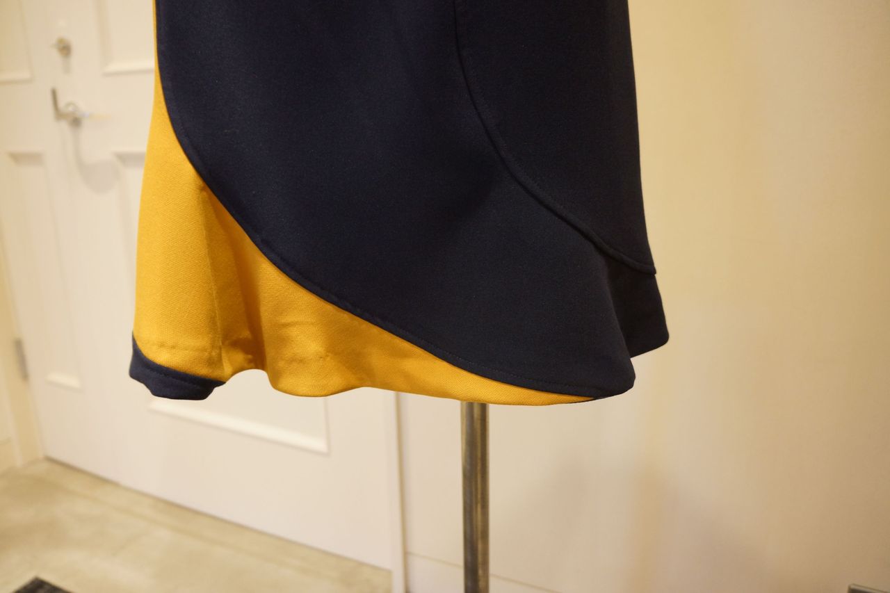 新品✨シネカノン Sinequanone バイカラーワンピース Sinequanone（シネカノン）バイカラーワンピース : mode shop