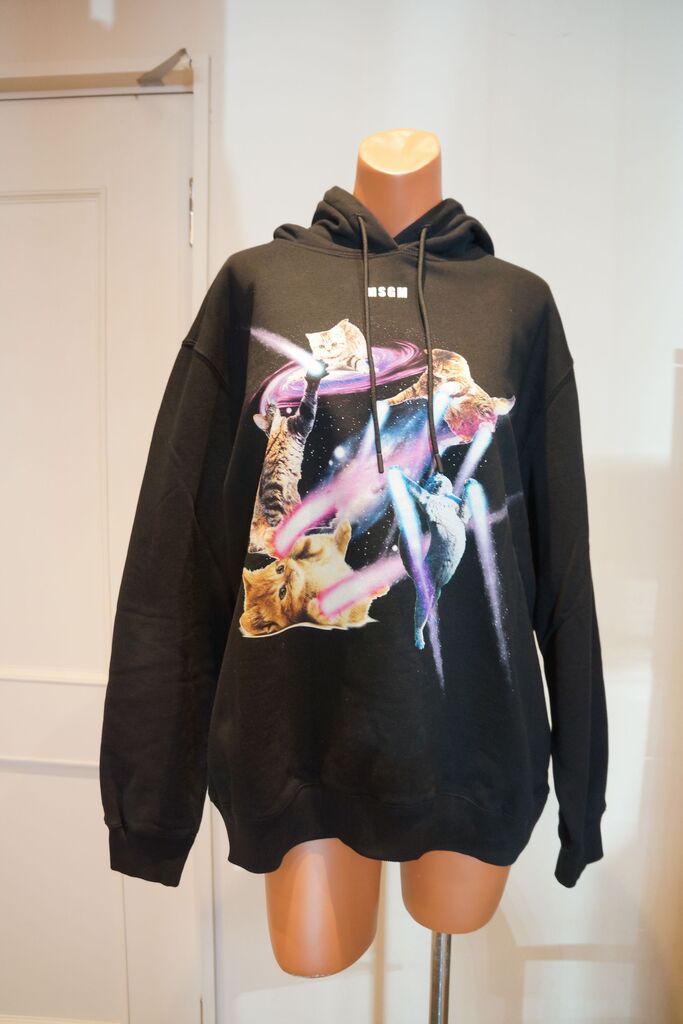 MSGM Space Kitten Galaxy トレーナー/スウェット