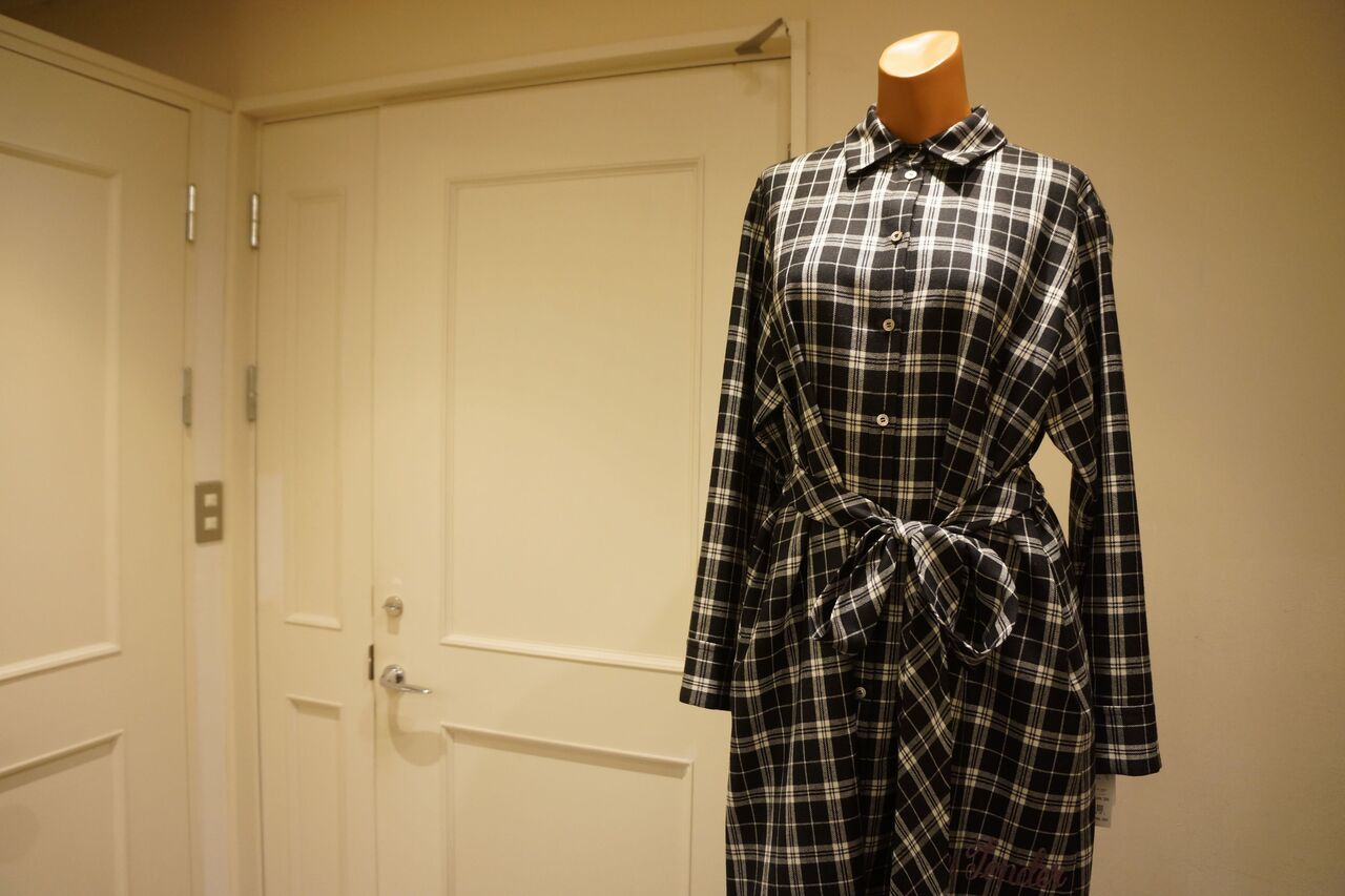 KEITA MARUYAMA（ケイタマルヤマ）Wool Check シャツワンピース : mode