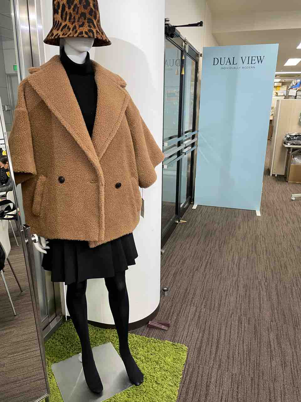 デュアルヴュー ラッフルスリーブコート デュアルビュー DUAL VIEW