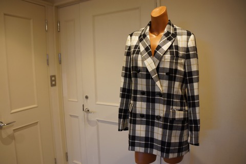 KEITA MARUYAMA（ケイタマルヤマ）モノクロームチェックジャケット