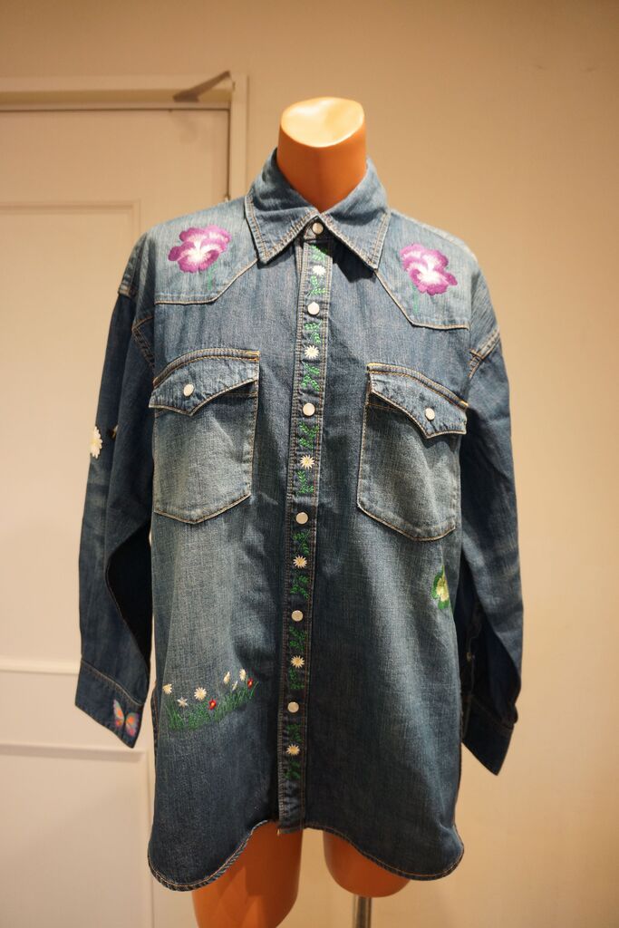 KEITA MARUYAMA（ケイタマルヤマ）Embroidery Denim SH : mode shop