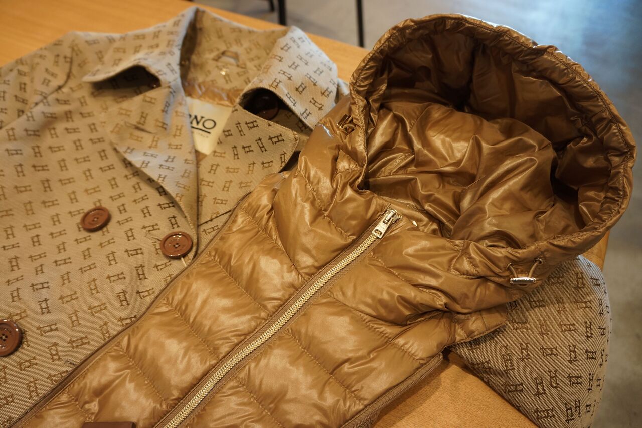 HERNO（ヘルノ）モノグラム柄トレンチダウンコート : mode shop sugino