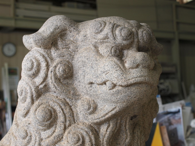 狛犬の修理｜愛西市神明社