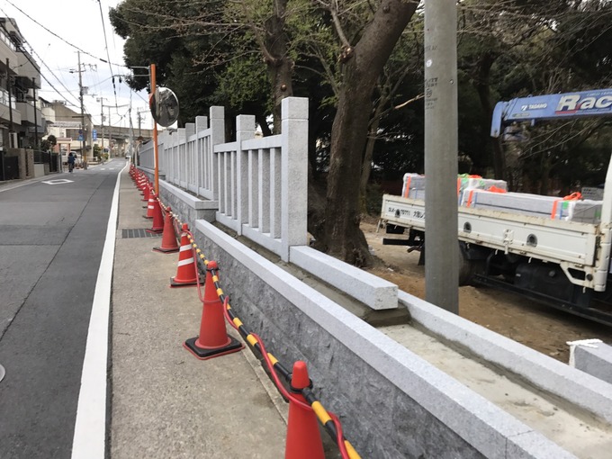 神社玉垣工事