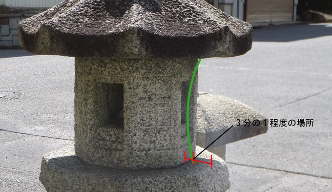 燈籠窓格子竹の固定位置