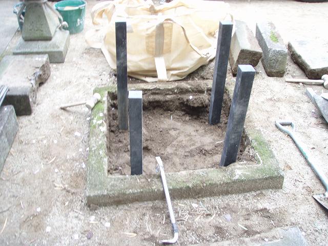 石燈籠 ヒビ、割れ、有りません 大型 突っ張ら 