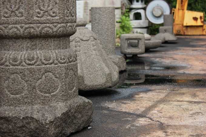 灯篭石屋の仕事