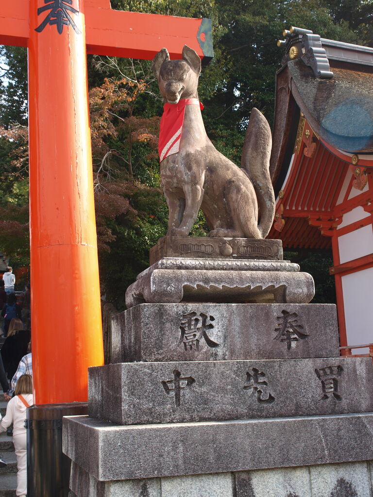 伏見稲荷の狐を楽しむ|稲荷神社の狐石像 : 岡崎市 老舗石屋 伏見稲荷の狐を楽しむ|稲荷神社の狐石像 : 岡崎市 老舗石屋