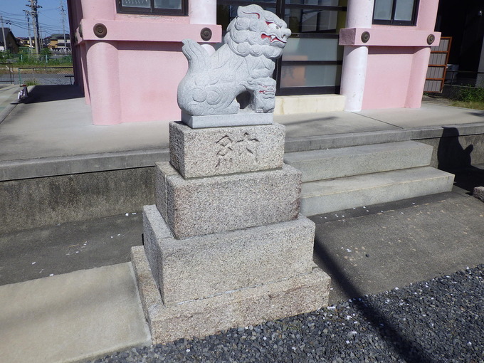狛犬交換クリーニング｜又八神明社
