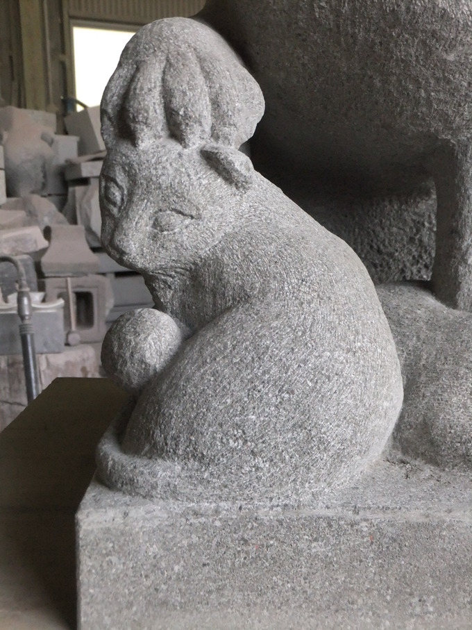 石像彫刻製作 オーダーメイド狛猫