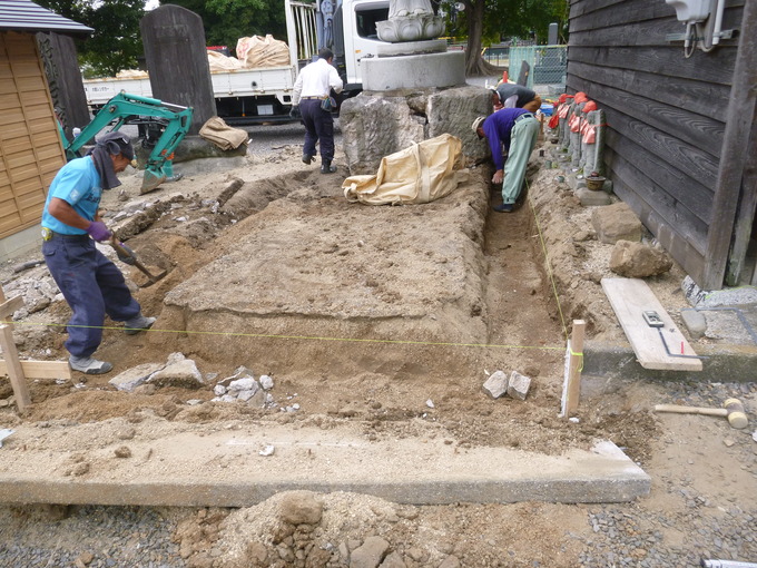 養寿寺西尾市永代供養塔工事1
