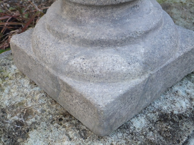 灯篭補修割れ欠け修理