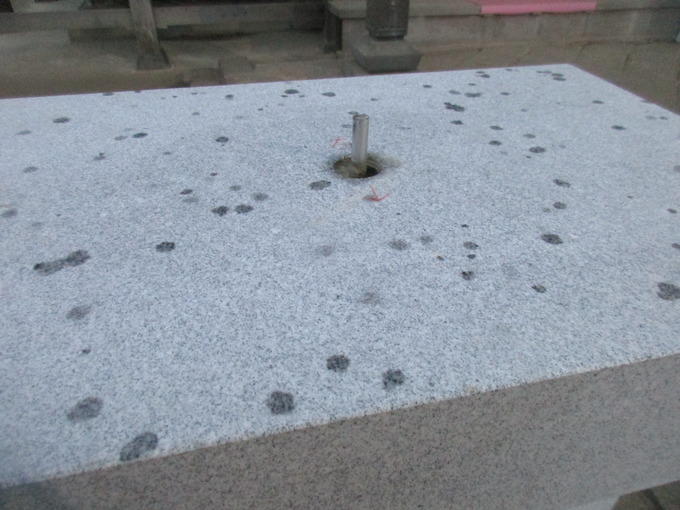 狛犬建立工事｜群馬県高崎市若宮八幡宮