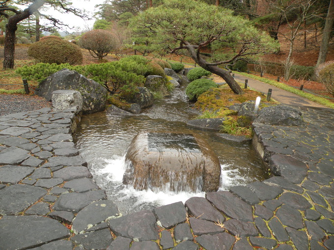 翠楽苑日本庭｜福島県白河市井筒