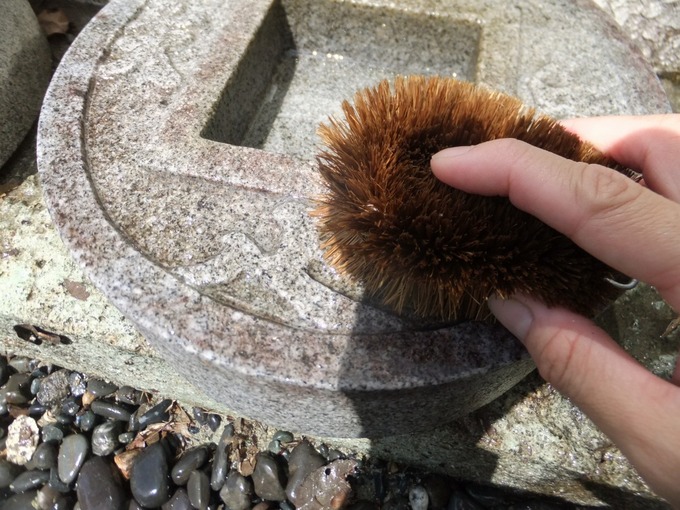 銭鉢（知足鉢）洗浄 (4)