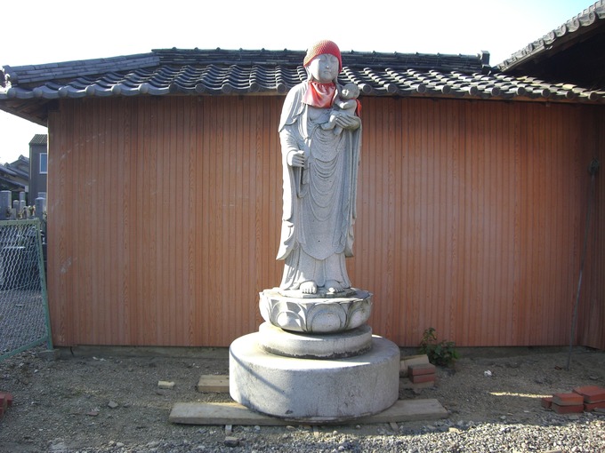 養寿寺西尾市永代供養塔地蔵仮置き