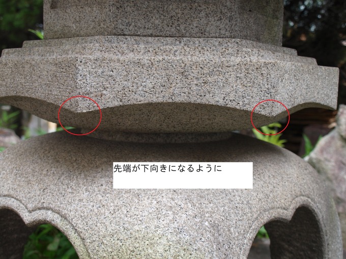 雪見の向き八角雪見（受）
