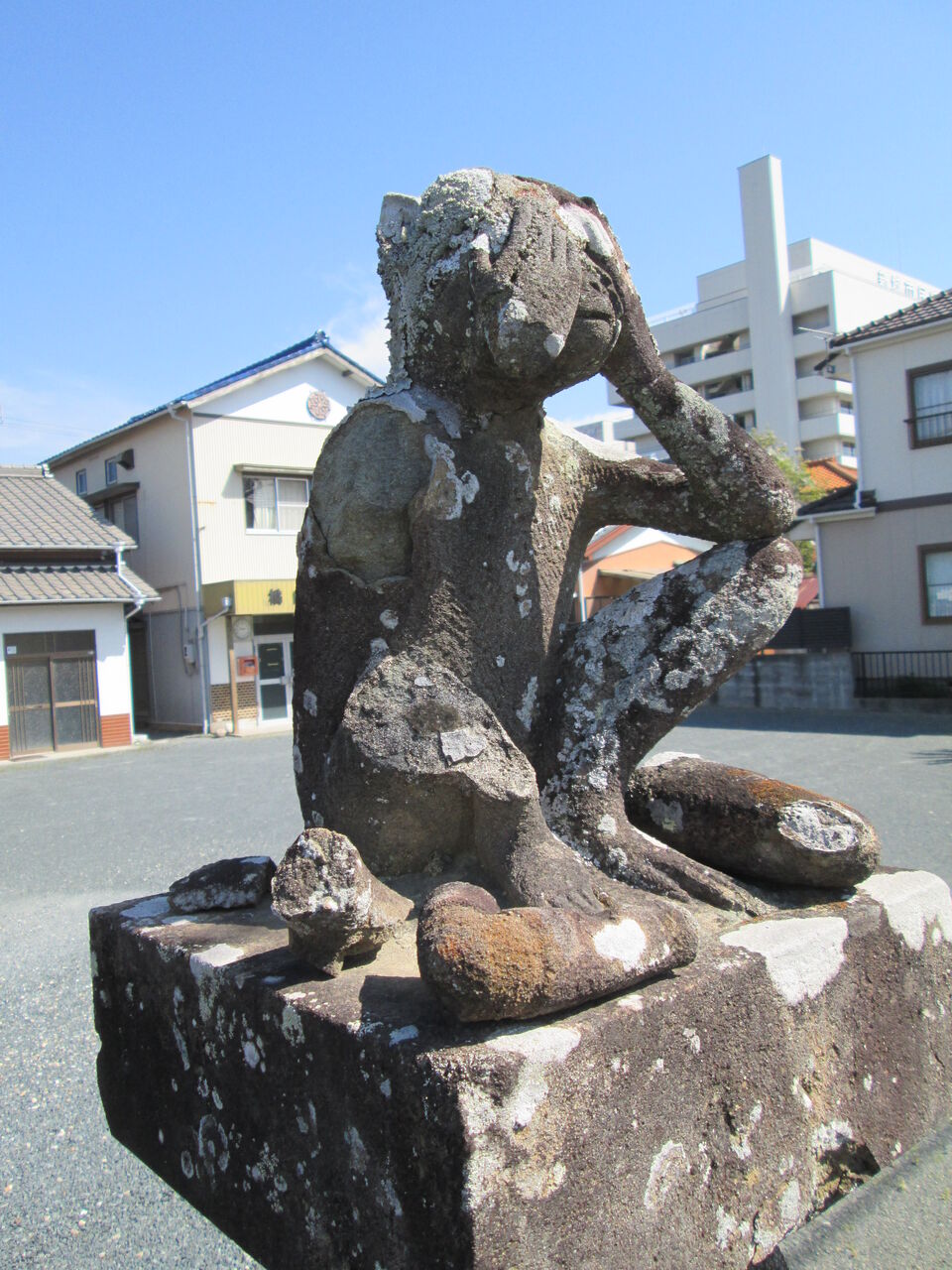 石像の模刻（複製・レプリカ)制作｜三猿石像 : 岡崎市 老舗石屋㈱杉田