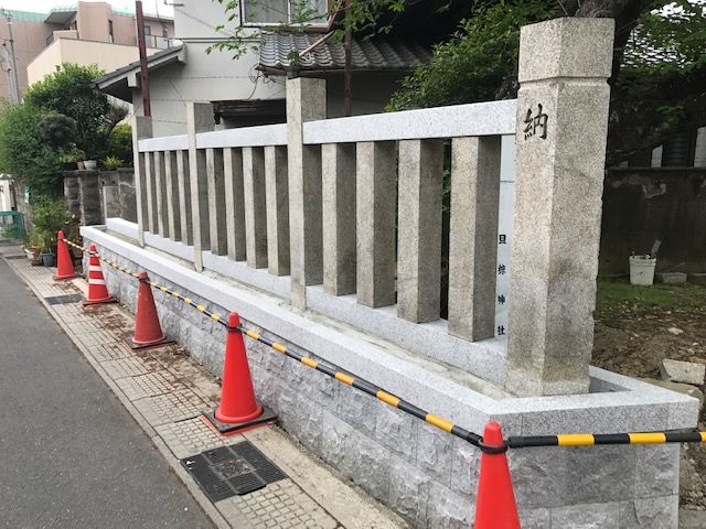 玉垣改修工事リフォーム|神社石工事