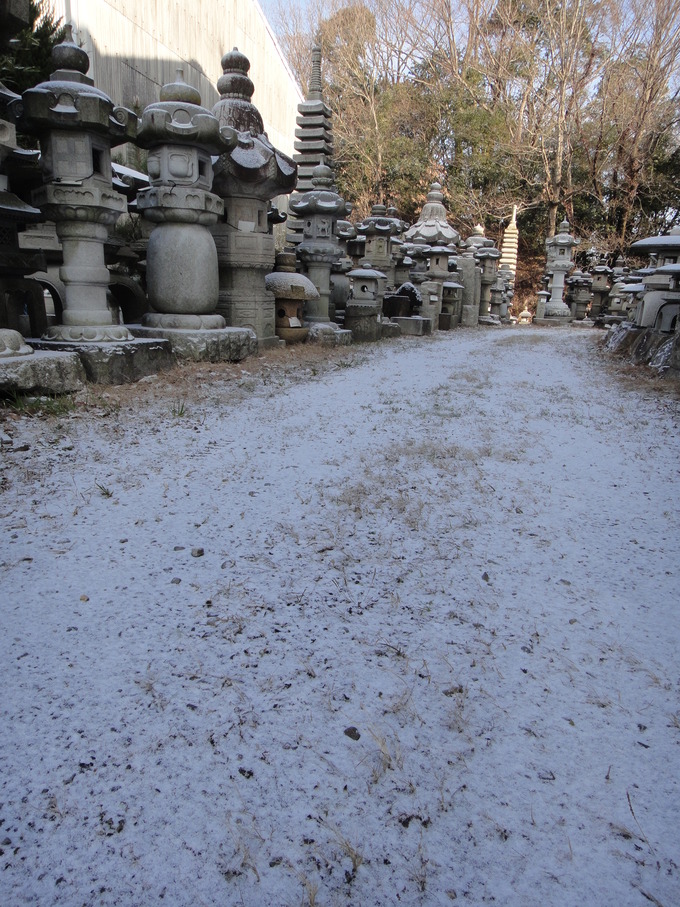 岡崎市2016.01.25積雪灯篭展示場