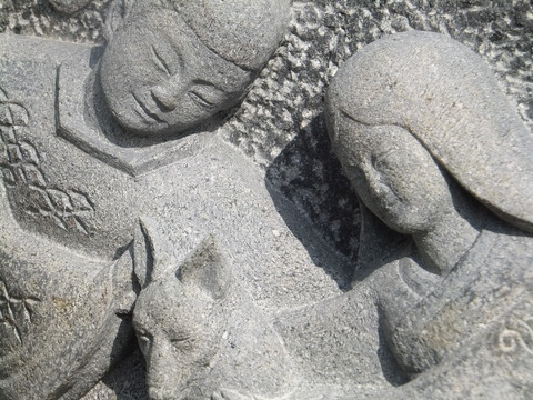 伊達冠石　道祖神　表情