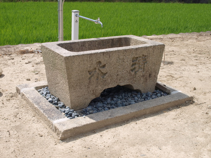 手水鉢の移動｜愛西市