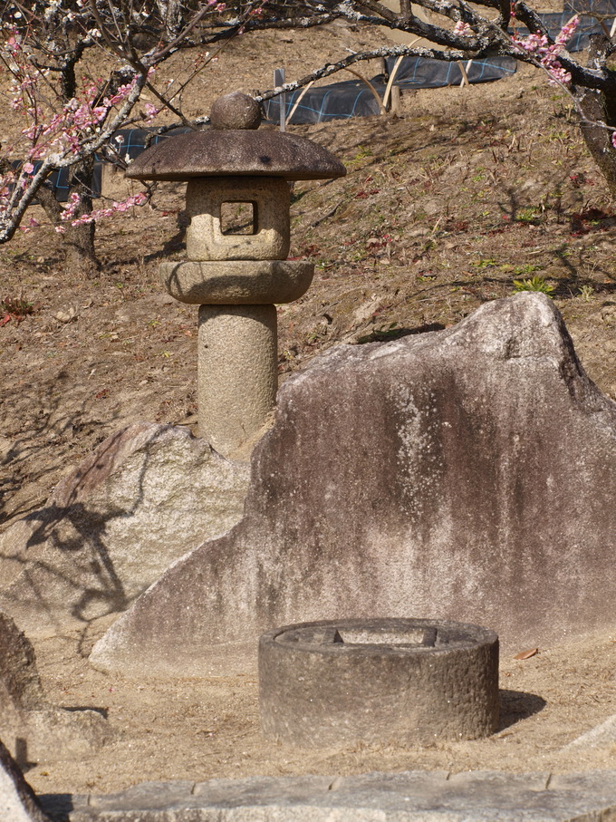 松琴亭と銭鉢|岩津天満宮東山梅苑