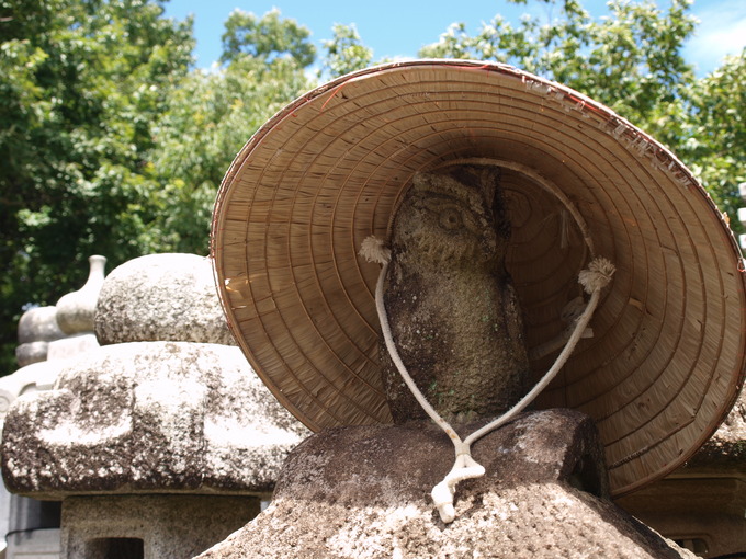 日笠のフクロウ