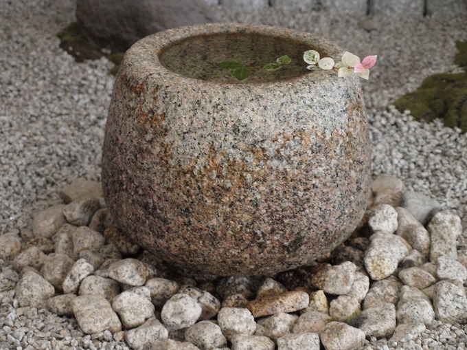 露の水鉢｜つくばい水鉢