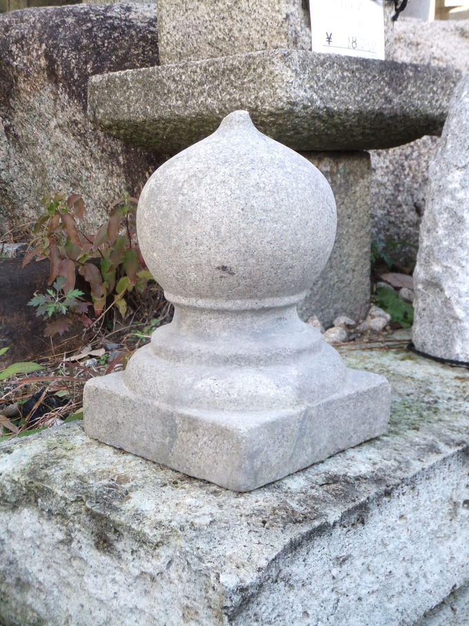 灯篭補修割れ欠け修理