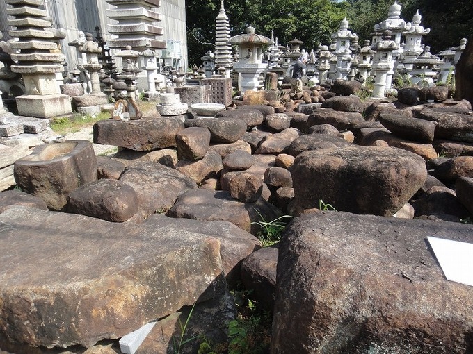 本鞍馬石　原石　石材