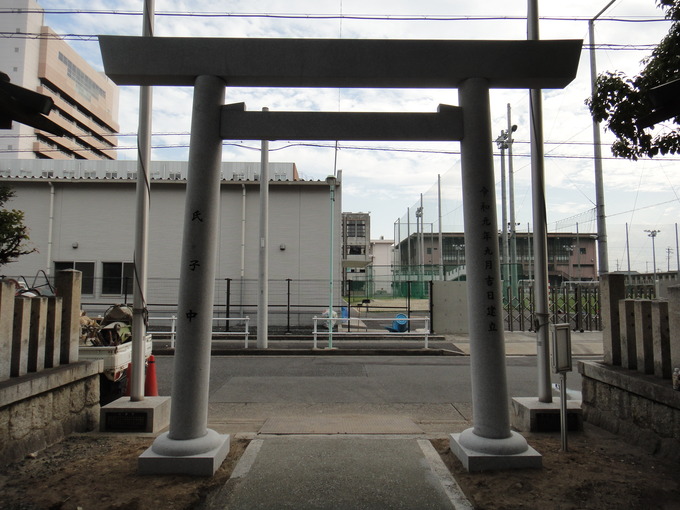 神社の石鳥居工事｜稲葉地神明社
