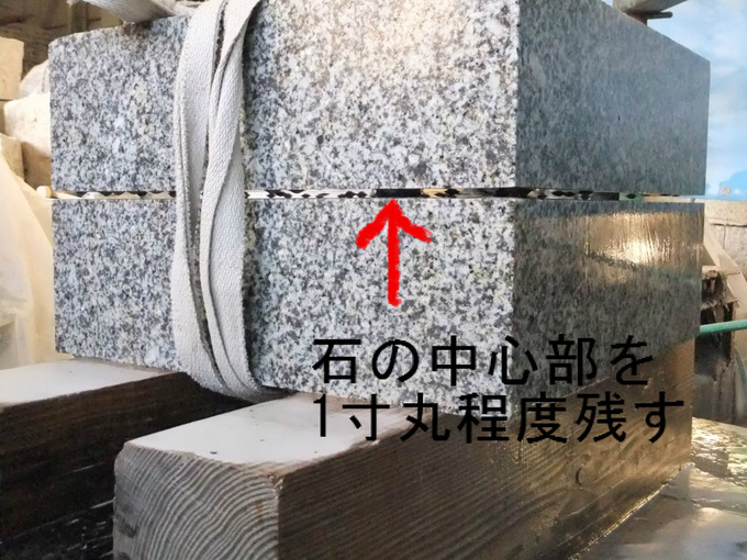 回し切り完了後回し切り完了後