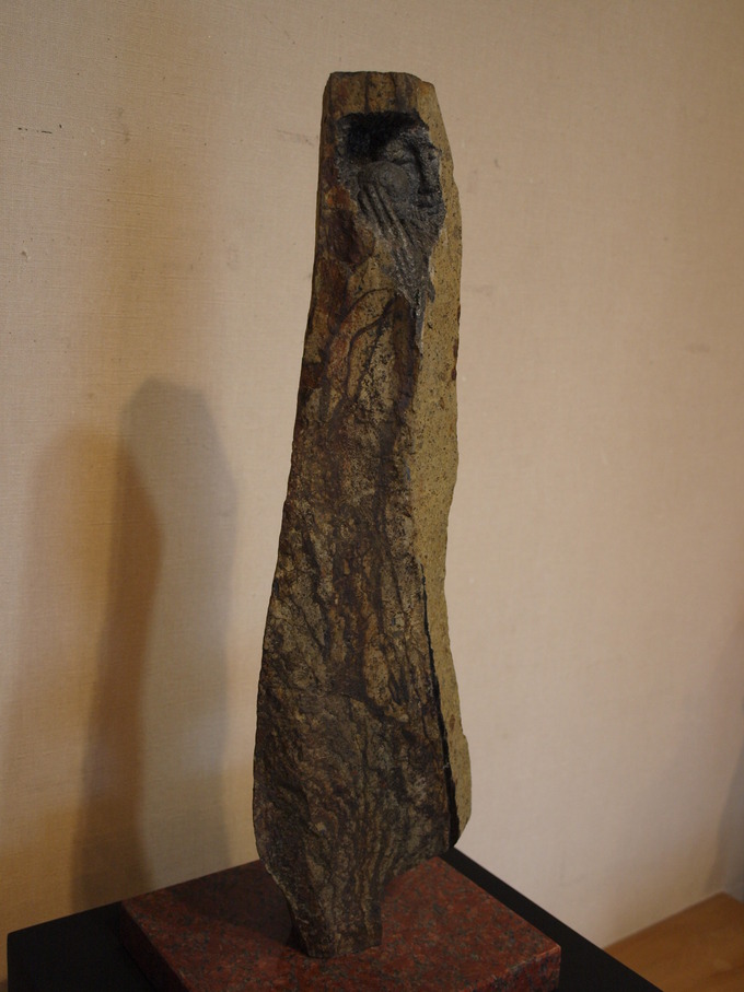2015.12京橋画廊二人展佐藤作品母子像