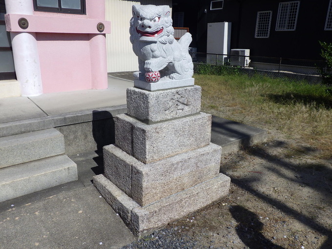 狛犬交換クリーニング｜又八神明社