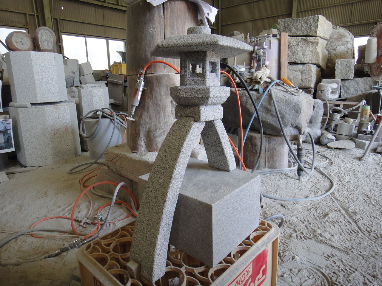 兼六園の琴柱をミニサイズで再現！製作工程 ～その9 秘伝の着色