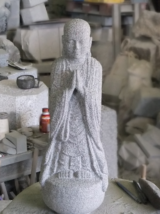 石の地蔵作り方