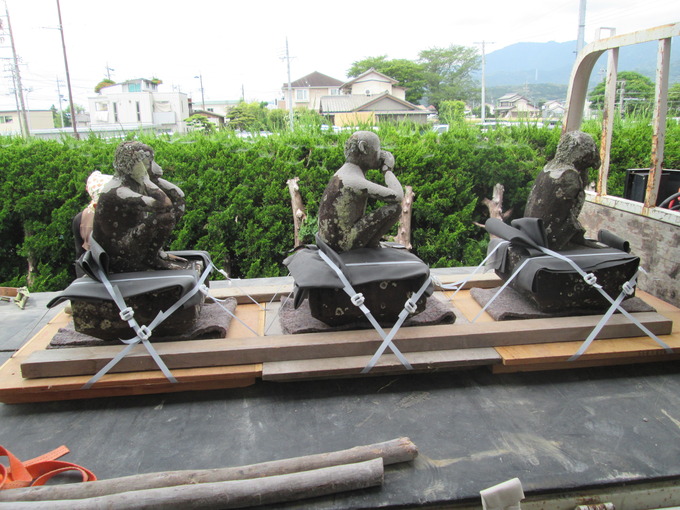 石造物の保存（補修・修復）｜移動