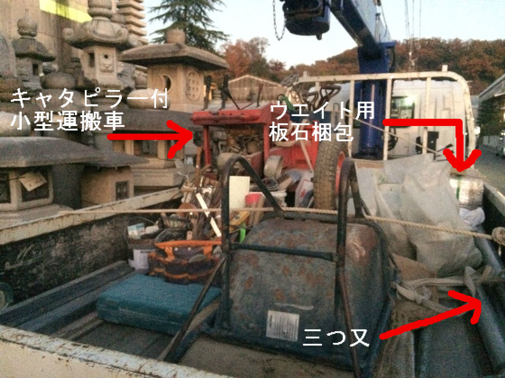 石灯篭移設工事｜大阪から京都へ灯篭の引越し : 岡崎市 老舗石屋㈱杉田 