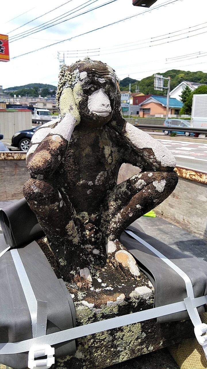 石像の模刻（複製・レプリカ)制作｜三猿石像 : 岡崎市 老舗石屋㈱杉田