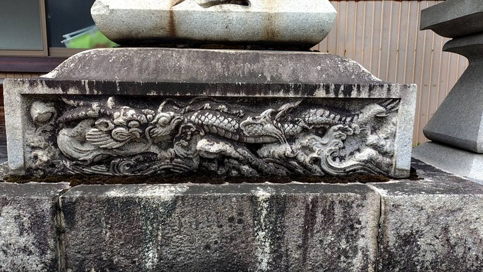 常夜燈）地輪正面（龍） (1)