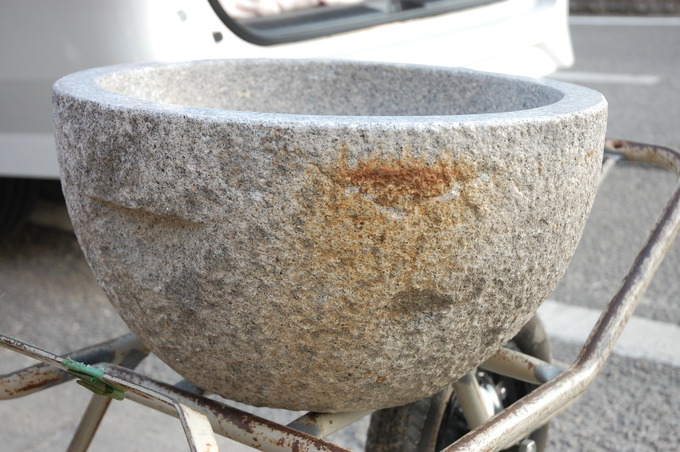 餅臼のサビ落とし｜加工後