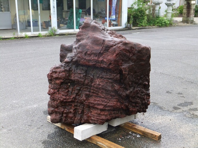 赤石 鑑賞用 楽天市場】天然石 原石 佐渡赤玉石 （新潟県産） 台付 No.32 : 神棚 神