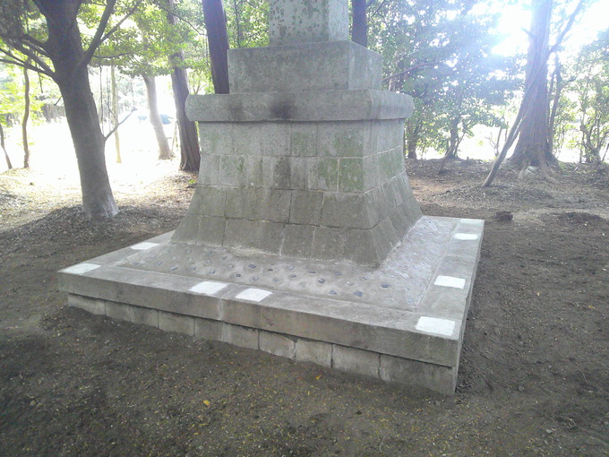忠魂碑の改修工事|三重県亀山市能褒野神社