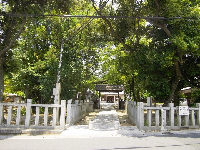 石鳥居設置工事施工前
